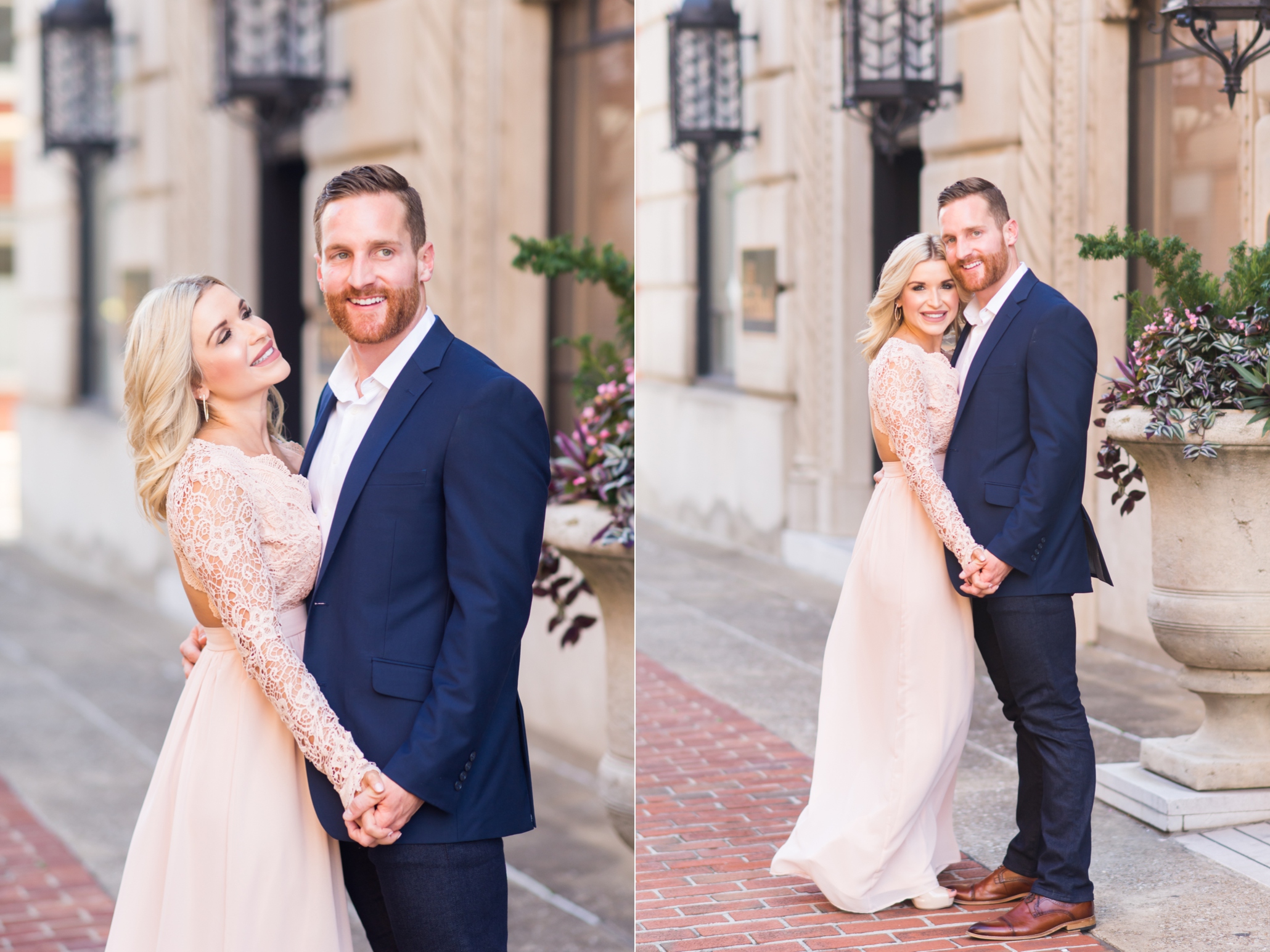 knoxville tn wedding photography - market square engagement photos